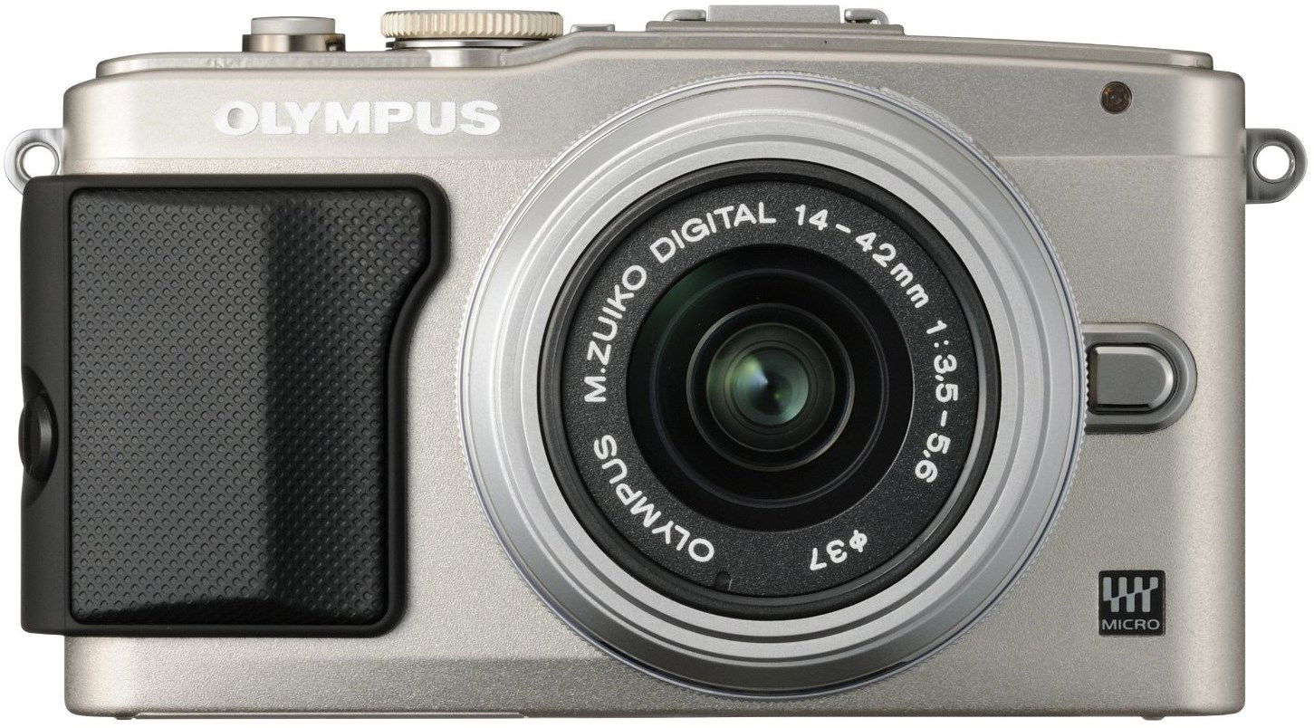 Olympus PEN E-PL6 + lens 14-42 mm II lens 40-150 mm R + R silver