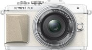  Olympus PEN E-PL7 white + 14-42 mm Lens II R  - Digital Camera