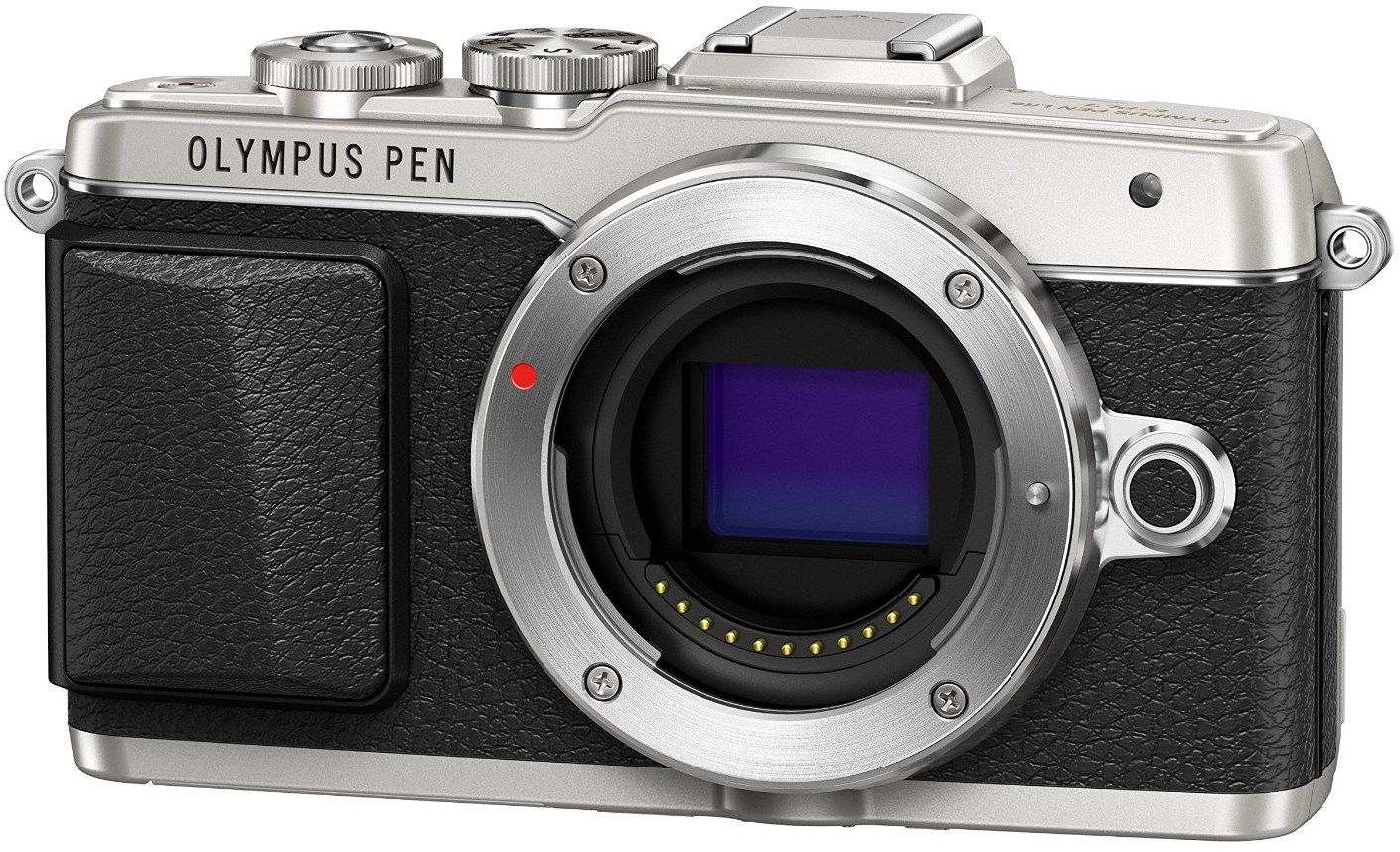 Olympus PEN E-PL7 Silver + 14-42mm Pancake Zoom Lens - Digital