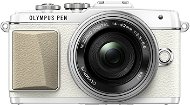 Olympus PEN E-PL7 White + 14-42mm Pancake Zoom Lens - Digital Camera