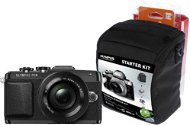 Olympus PEN E-PL7 čierny + objektiv 14 – 42 mm Pancake Zoom + Olympus Starter Kit zdarma - Digitálny fotoaparát