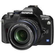 OLYMPUS E-450 KIT - 11.8 mil. bodů + objektiv EZ-1442 14-42 mm/ F3.5-5.6 - DSLR Camera