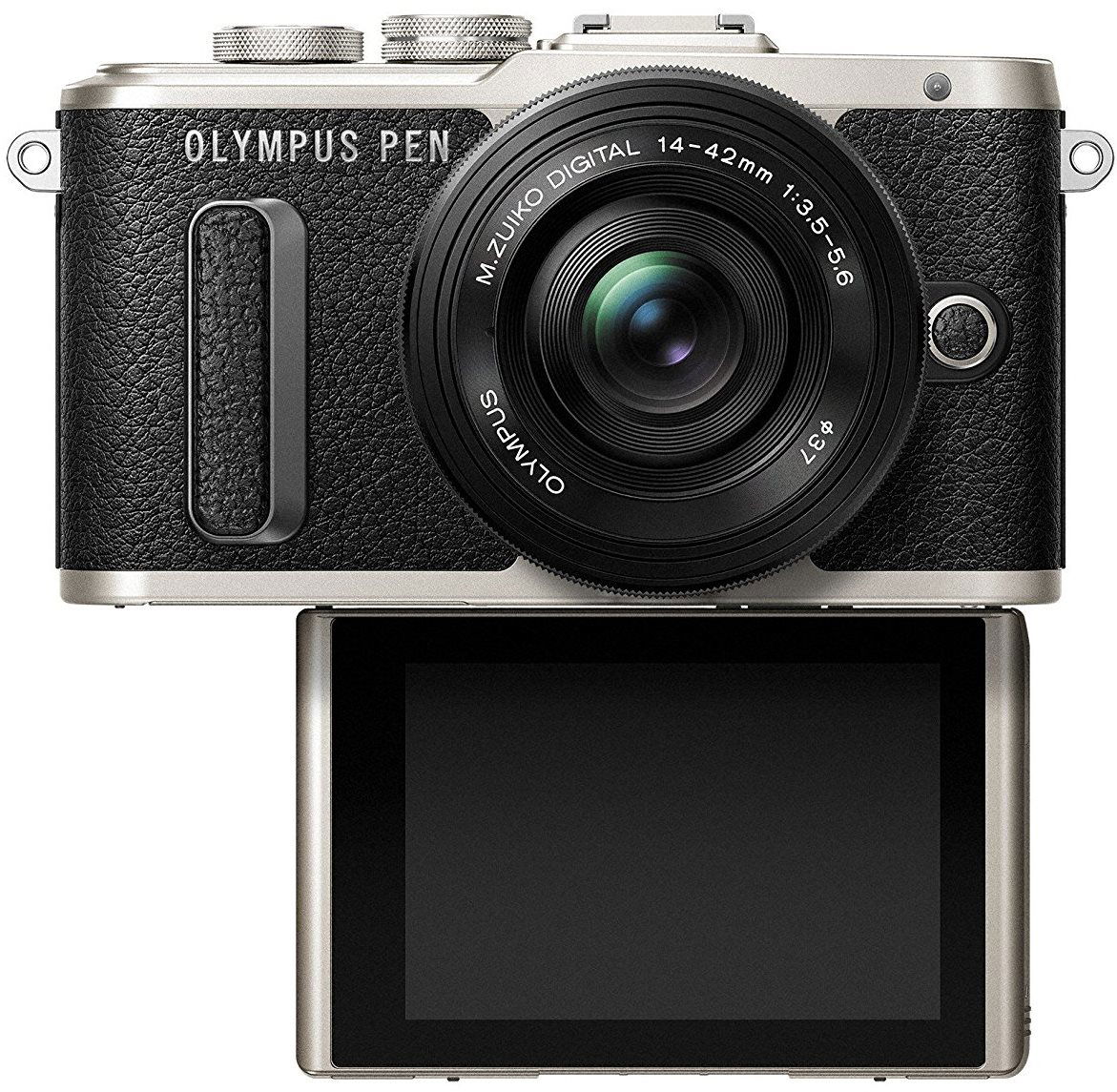 Olympus PEN E-PL8 black + Pancake lens ED 14-42EZ Olympus Starter