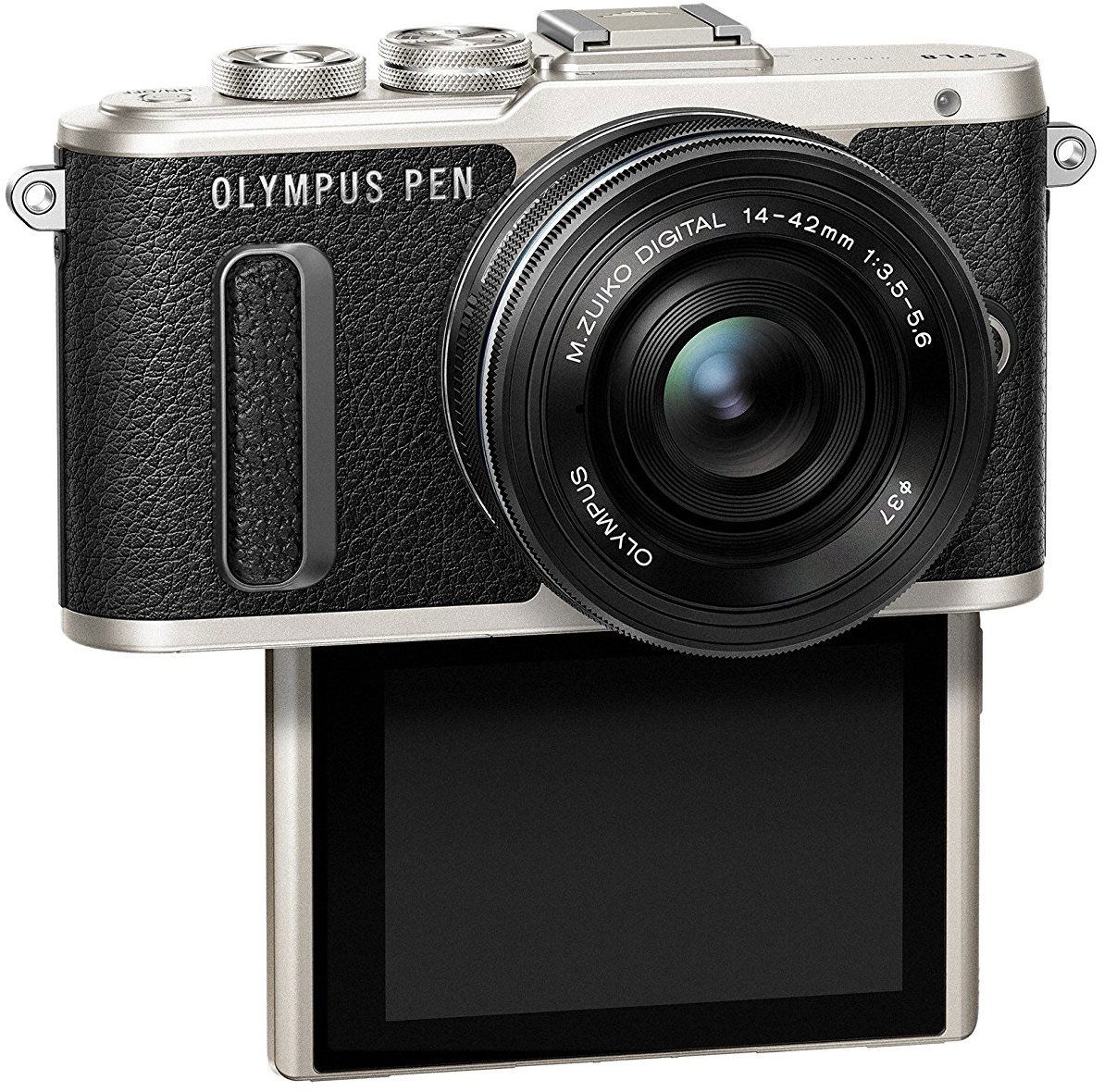 Olympus PEN E-PL8 black + Pancake lens ED 14-42EZ Olympus Starter