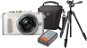 Olympus PEN E-PL8 biely + Pancake objektív ED 14-42EZ strieborný + Olympus Starter Kit - Digitálny fotoaparát