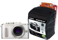 Olympus PEN E-PL8 telo biele + Olympus Starter Kit - Digitálny fotoaparát