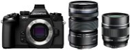  Olympus E-M1 black + 12-50 mm + 75 mm + battery grip  - Digital Camera