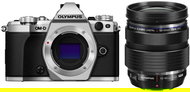 Olympus E-M5 Mark II BODY + 12-40mm PRO Silver/Black Lens - Digital Camera