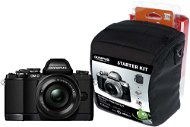 Olympus E-M10 EZ black/black + ED 14 – 42 mm EZ + Olympus Starter Kit - Digitálny fotoaparát