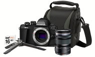 Olympus E-M10 Mark II Black + M. ZUIKO DIGITAL ED 12-50mm f/3.5-6.3 EZ + Lens Memory Kit - Digital Camera