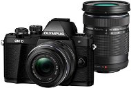 Olympus E-M10 Mark II, fekete/fekete + 14-42mm + 40-150mm II R DZ - Digitális fényképezőgép