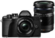 Olympus E-M10 Mark III Pancake Black + ED 14-42EZ Black + 40-150mm R Black - Digital Camera