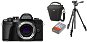 Olympus E-M10 Mark III Black + 14-42 II R Black + 40-150mm R Black + Olympus Starter Kit - Digital Camera