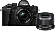 Olympus E-M10 Mark III čierne/čierne + 14–42 mm II R + M.ZUIKO 25 mm f/1,8 - Digitálny fotoaparát