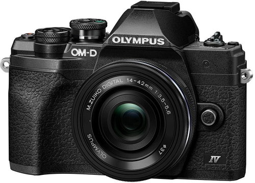 Olympus OM-D E-M10 Mark IV + ED 14-42 mm f/3.5-5.6 EZ black - Digital Camera - Main image