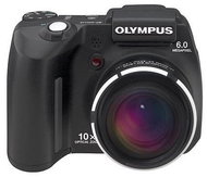 Olympus SP-500 UltraZoom, CCD 6 Mpx, 10x zoom, 2.5" LCD, 4x AA, xD - Digital Camera