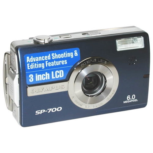 Olympus SP-700 UltraZoom - modrá (blue), 6,0 mil. bodů, zoom optický 3x / digitální 4x, interní pamě - Digital Camera - Main image
