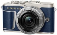 Olympus PEN E-PL9 modrý + M.Zuiko Pancake 14–42 mm + Travel kit - Digitálny fotoaparát