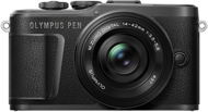 Olympus PEN E-PL10 čierny + Pancake Zoom Kit 14–42 mm čierny - Digitálny fotoaparát