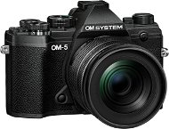 OM SYSTEM OM-5 + ED 12-45mm f/4 PRO fekete - Digitális fényképezőgép