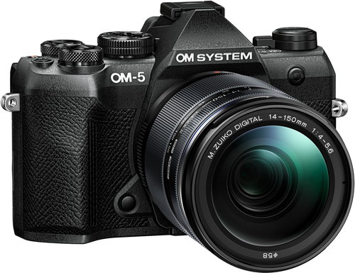 OM SYSTEM OM-5 II body black + M. Zuiko Digital 14-150mm F4-5.6 II PRO lens - Digital Camera - Main image