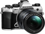 OM SYSTEM OM-5 II tělo stříbrné + M.Zuiko Digital 14-150mm F4-5.6 II PRO lens - Digitální fotoaparát