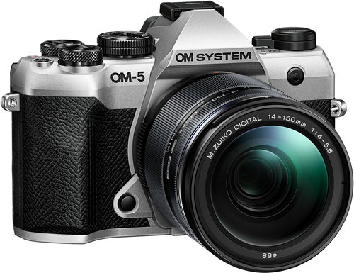 OM SYSTEM OM-5 II body silver + M. Zuiko Digital 14-150mm F4-5.6 II PRO lens - Digital Camera - Main image