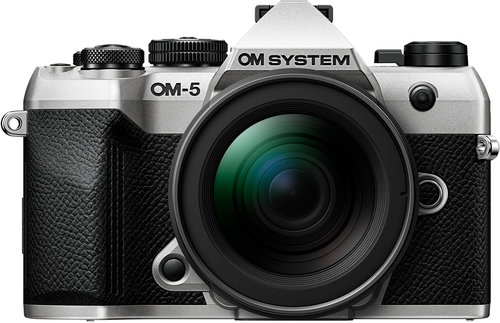 OM SYSTEM OM-5 II body silver + M. Zuiko Digital 12-45mm F4 PRO lens - Digital Camera - Main image
