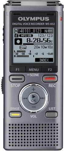  Olympus WS-832 Grey  - Voice Recorder - Main image