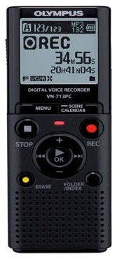 Olympus VN-713PC black - Voice Recorder - Main image