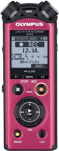 Olympus LS-P2 red - Voice Recorder - Main image