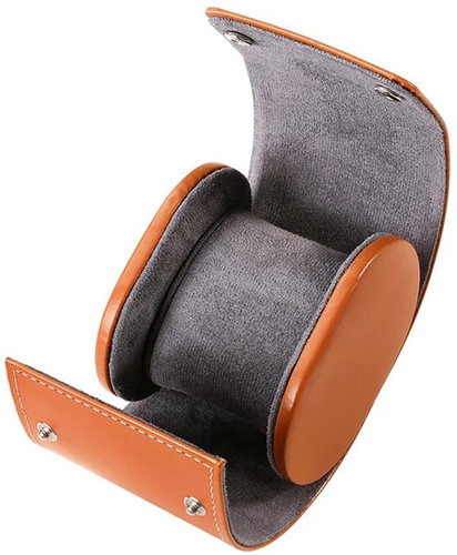 OLEVS Europe Leather watch case beige - Watch Box - Main image