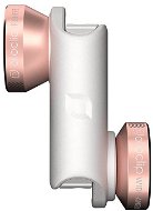 Olloclip 4in1 + 2 clear cases Rose Gold / White pre iPhone 6 a iPhone 6 Plus - Objektív