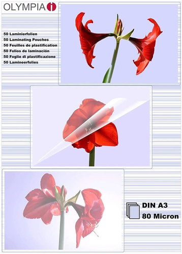 Olympia A3/160 Glossy - Package 50 pcs - Laminating Film - Main image