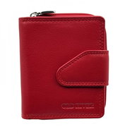 Old River Small leather wallet, red - Wallet