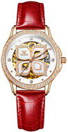 OLEVS Red Cloveleaf 6612 - Women's Watch
