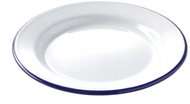 OLYMP enamel plate shallow 22 cm white - Plate