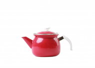 Olymp Enamel teapot 12 cm 1 l Elegant Bordeaux - Hot Water Kettle