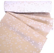 Olzatex Vánoční běhoun Hvězdné přání - Bílo/stříbrný 38 × 140 - Runner