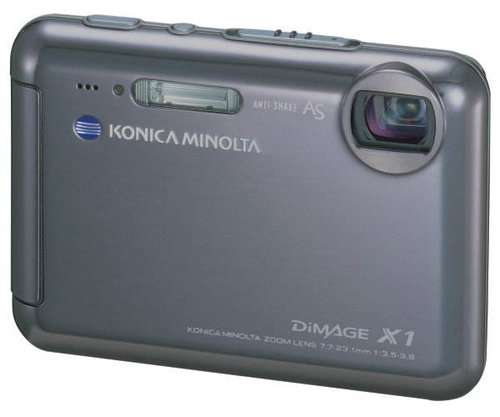 Konica Minolta DiMAGE X1 černý (black), 8.3mil., 3x opt. / 4x digit. zoom + pouzdro Hugo Boss - Digital Camera - Main image