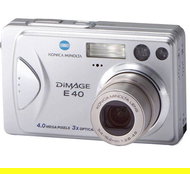 Konica Minolta DiMAGE E40, 4.25mil., 3x opt. / 4x digit. zoom - stříbrný (silver) - Digital Camera