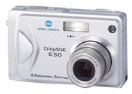 Konica Minolta DiMAGE E50, 5.2mil., 3x opt. / 4x digit. zoom - stříbrný (silver) - Digital Camera