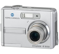 Konica Minolta DiMAGE E500, 5.2mil., 3x opt. / 4x digit. zoom, int. paměť 12MB + SD slot - Digital Camera