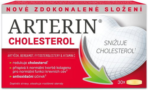 Arterin Cholesterol 30 tablets - Dietary Supplement - Main image