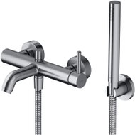 OMNIRES Y bath mixer with shower set, nickel (Y1231NI) - Tap