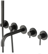 OMNIRES Y Vanová baterie 5-otvorová podomítková grafit /GR/ (Y1237-1GR) - Tap