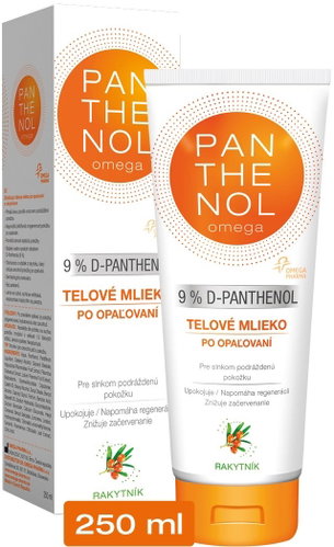 Panthenol Omega telové mlieko Rakytník 9 % 250 ml - Mlieko po opaľovaní - Hlavný obrázok