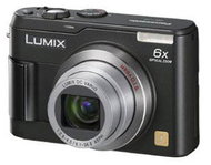 Panasonic LUMIX DMC-LZ2EG-K černý (black) - 5,36 mil. bodů, opt./dig. zoom 6x / 4x, int. paměť 14MB  - Digital Camera