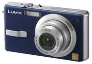 Panasonic LUMIX DMC-FX7EG-A modrý (blue) - 5,36 mil. bodů, opt./dig. zoom 3x / 4x, SD/MMC karty, LiO - Digital Camera