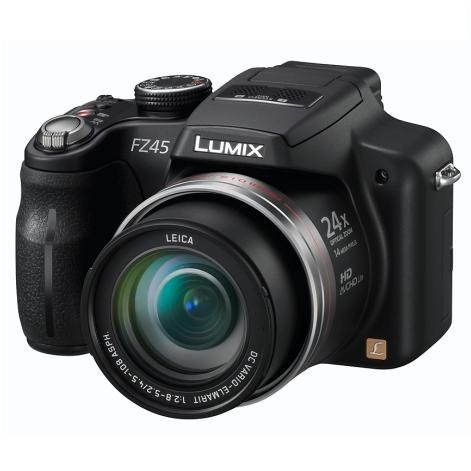 Panasonic LUMIX DMC-FZ45E-K black - Digital Camera - Main image